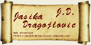 Jasika Dragojlović vizit kartica